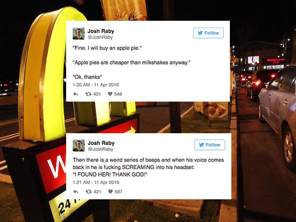 This story proves that nothing good happens at a McDonald’s after 1am