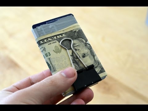 binder clip money clip -