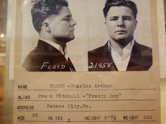 “Pretty Boy” Floyd, one of America’s most notorious bank robbers, on bank heists, he was known for destroying mortgage papers, consequently freeing hundreds of people from property debt