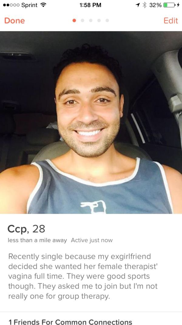 29 Tinder Profiles that sure get right to the point