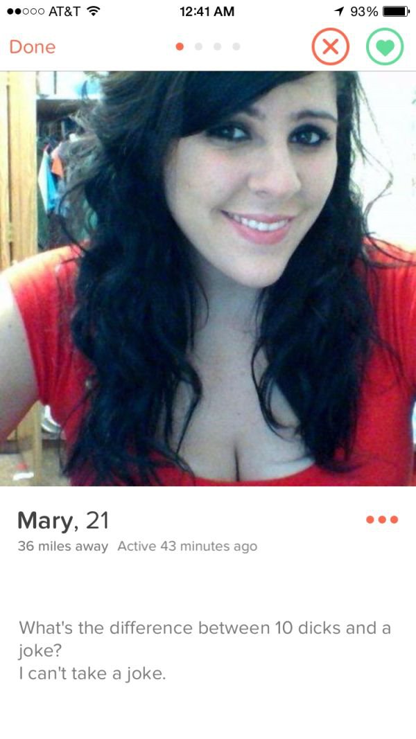 29 Tinder Profiles that sure get right to the point