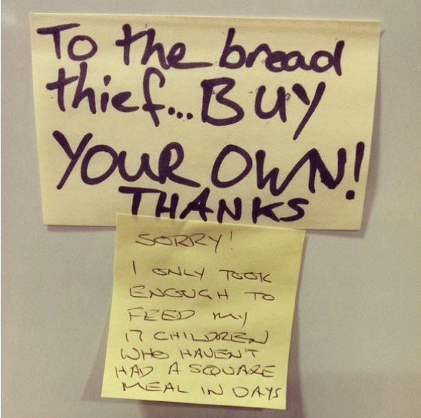 30 Hostile notes prove the fridge is the ultimate battleground