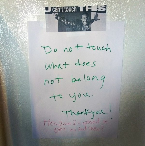 30 Hostile notes prove the fridge is the ultimate battleground