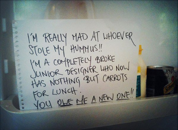 30 Hostile notes prove the fridge is the ultimate battleground