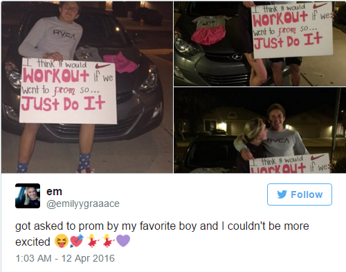 prom funny invitations - The would Workout if we went to prom 50... Just Do It Rvea I think I would Workout if we went to prom 50... Jusi Do It think I would Biarkau f wes Zeem y got asked to prom by my favorite boy and I couldn't be more excited