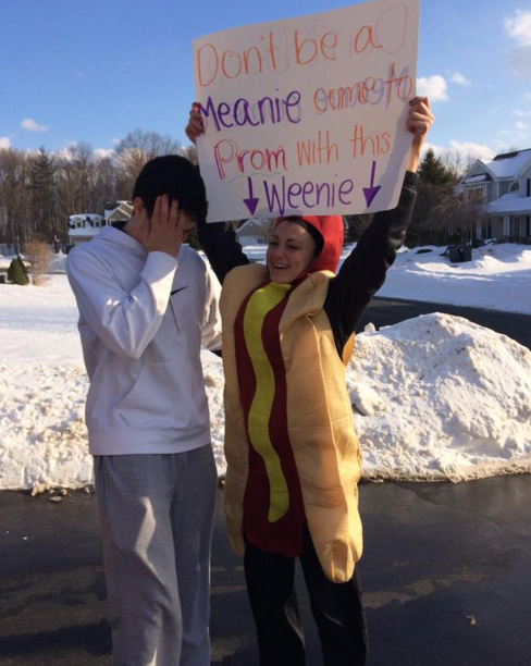 crazy promposals - Don't be a Meanie cute Prom with this Weenie