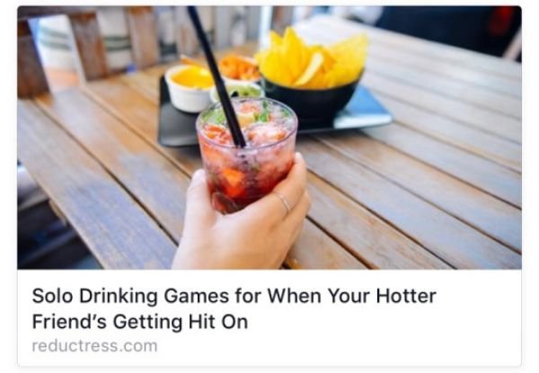 solo drinking games for when you re hotter friend is getting hit on - Solo Drinking Games for When Your Hotter Friend's Getting Hit On reductress.com