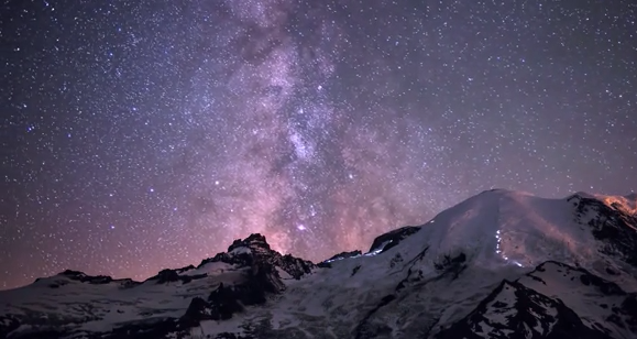 Climbers on Mount Rainier