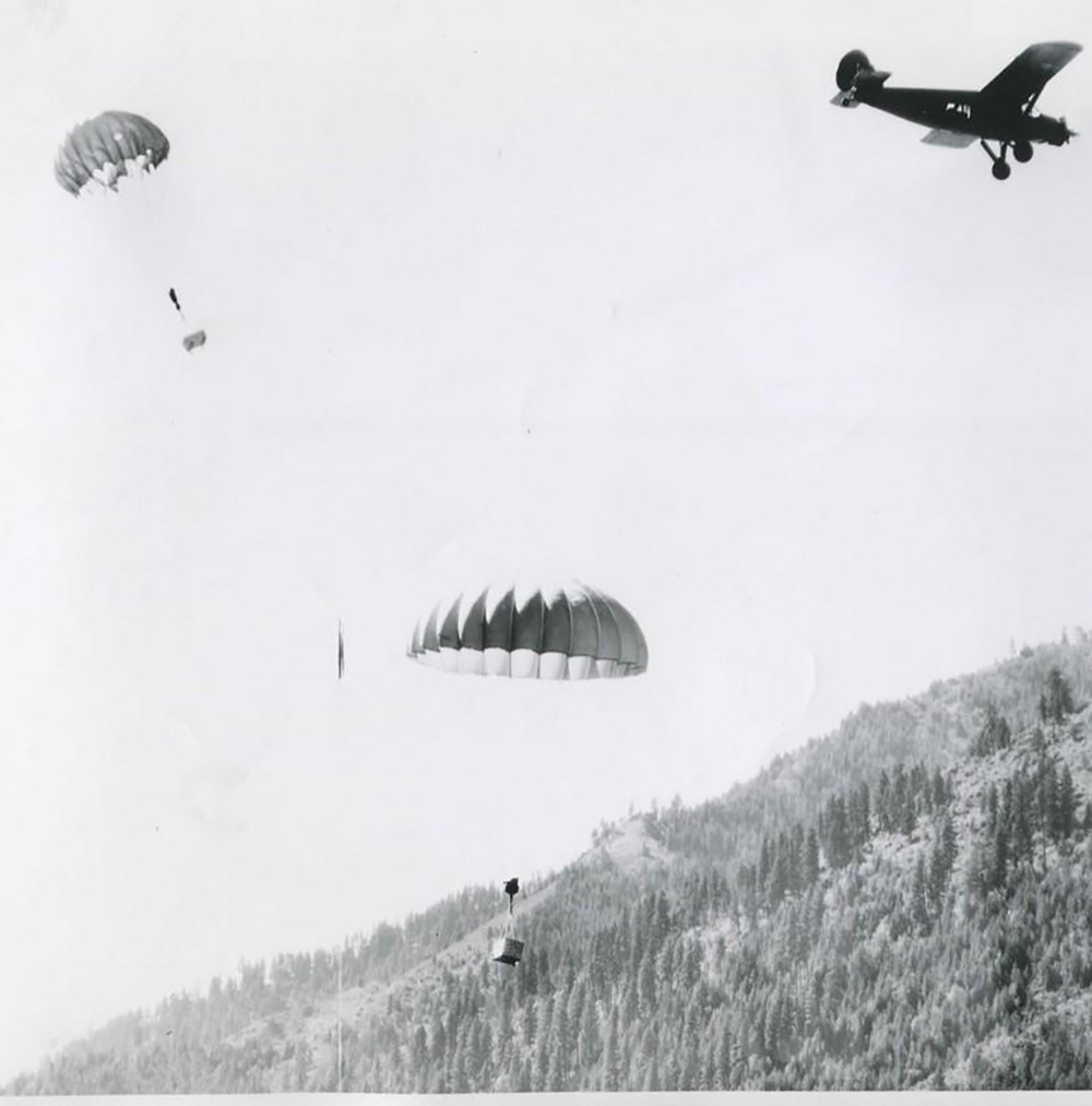 In the 1950's the large beaver population in Idaho was causing too many problems. The solution? Relocate them by dropping them off from the air into underpopulated areas in the estate.