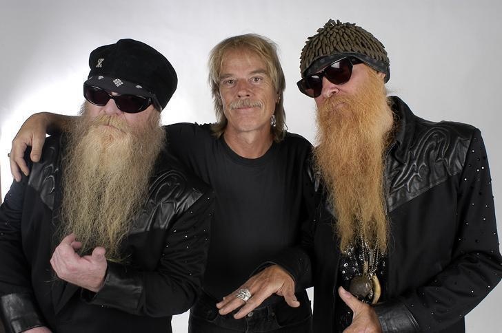 The only guy in ZZ Top who doesn’t have a beard is drummer Frank Beard.