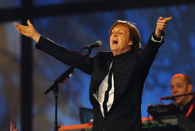 Paul McCartney performed at the 2012 London Olympics Opening Ceremony for just one pound (about $1.50).