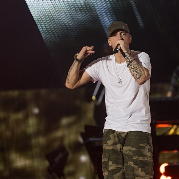 Eminem spent hours reading the dictionary so he could expand his vocabulary for his rhymes.
