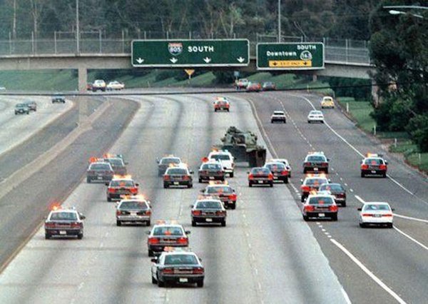On May 17, 1995, Shawn Nelson stole a 63-ton military tank from a National Guard armory in San Diego and used it to rampage through neighborhoods, only to be fatally shot by a police officer. His former wife, Suzy Hellman, blames Nelson's behavior on methamphetamine use as his life spiraled out of control.

Nelson's parents had died by the early '90s, which caused his behavior to become impulsive. Hellman filed for divorce from him at around the same time, and, that very same year, he got into a motorcycle accident and injured his back.

Shortly after that, Nelson's van and work tools were stolen, his utilities were shut off because he didn't pay the bills, and he was frequently high. When the bank began foreclosure proceedings on his house, he dug a 17-foot-deep shaft in his backyard and claimed to friends that he had struck gold. But it was a delusion—there was only the dirt below.

Nelson finally hit rock bottom and found a way through an open gate at the armory at Mesa College Drive where he stole the M-60. 

He flattened utility poles, fire hydrants and cars with the tank before getting stuck on a road divider. Later, he was fatally shot by police.