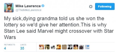 trump attacks judges - Mike Lawrence The MikeLawrence ing My sick,dying grandma told us she won the lottery so we'd give her attention. This is why Stan Lee said Marvel might crossover with Star Wars 35