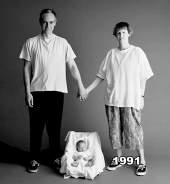 The same family over 22 years