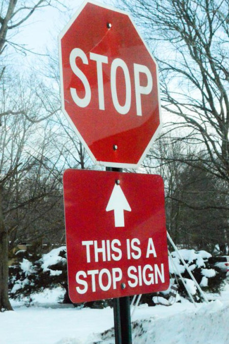 stop sign funny - This Is A Stop.Sign