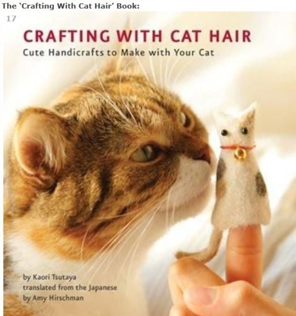 For all the times you felt compelled to make something out of cat hair.