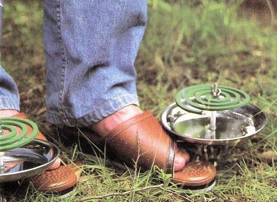 To keep the insects away from your shoes, for some reason.