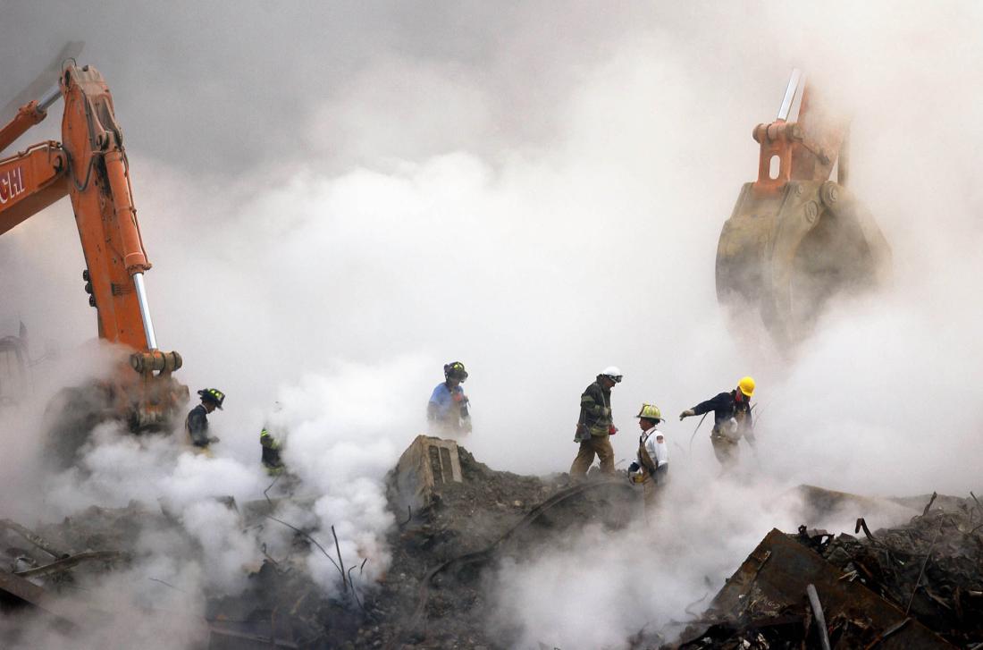 The September 11 terror attacks on the WTC released a dust cloud of toxic asbestos fibers across Manhattan. An estimated 410,000 people have been exposed. It is believed lung cancer and mesothelioma cases in the city will reach a peak in the year 2041 (four decades after 9/11)