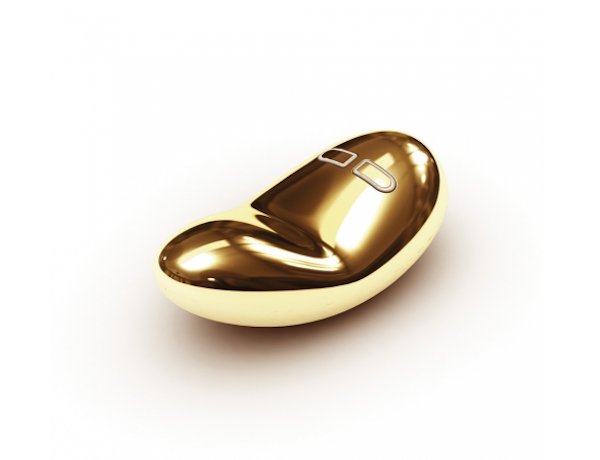 Lelo YVA – $3,900.
This little bean-looking thing is a 24K gold massager. It’s described as more than just a massager, it’s a lifestyle.