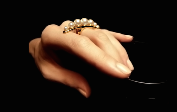 Paradise String of Pearls – $4,254.
The only sex toy on this list that can actually be worn out in public, this 18K gold ring contains 7 white pearls that are meant to swivel across the skin.