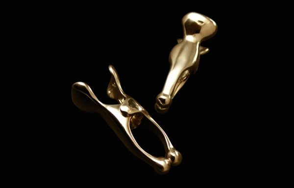 Betony Vernon 18kt Nipple Clamps – $5,436.
These two little 18K gold vice grips are recommended for all the places that they should’t be. The retailer explicitly warns against leaving these on for more than 15 minutes, which is 15 more minutes that I would actually want.