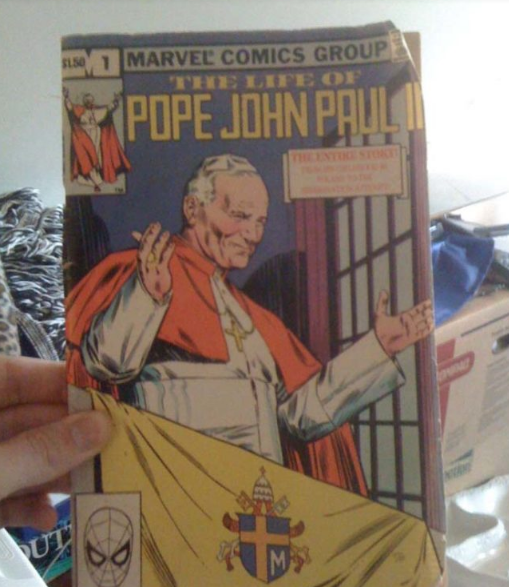 found in the attic life of pope john paul ii - Marvel Comics Group Ke Pope John Paul