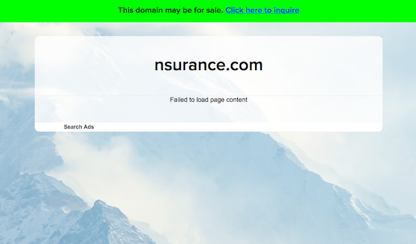 Nsurance.com - $36,000,000 Date Sold: 2010 Sold for a mind-boggling amount ...