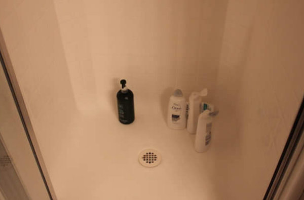 You'll start to notice lots of shampoo and conditioner bottles in her shower and at least 30% of them will be empty.