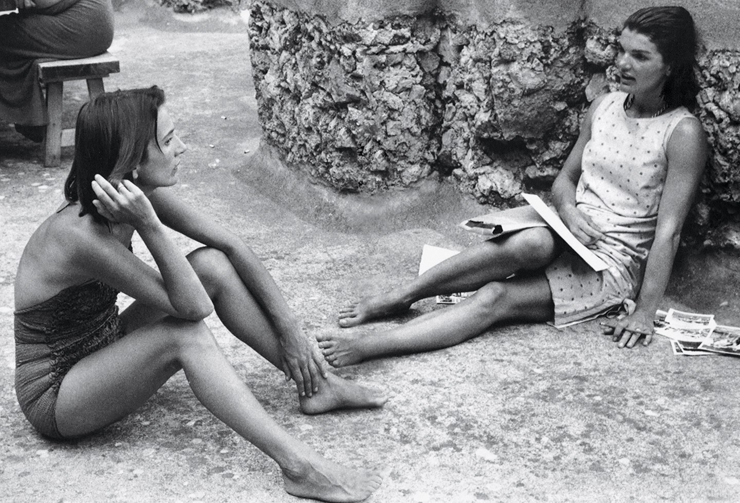 Princess Lee Radziwill and First Lady Jacqueline Kennedy, photographed in Italy in1962.