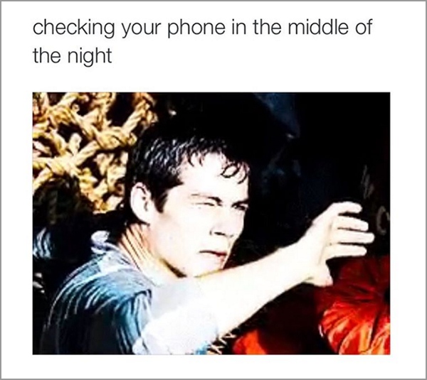 checking your phone at night meme - checking your phone in the middle of the night