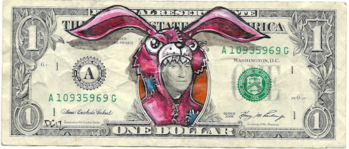 21 Defaced Dollar Bills That Are Artistic Masterpieces