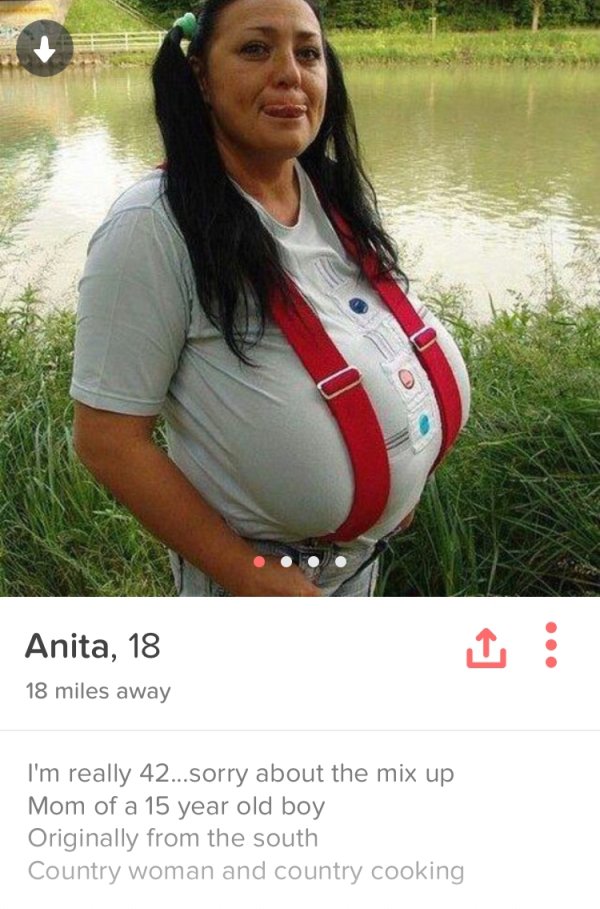 32 People have some pretty forward Tinder profiles