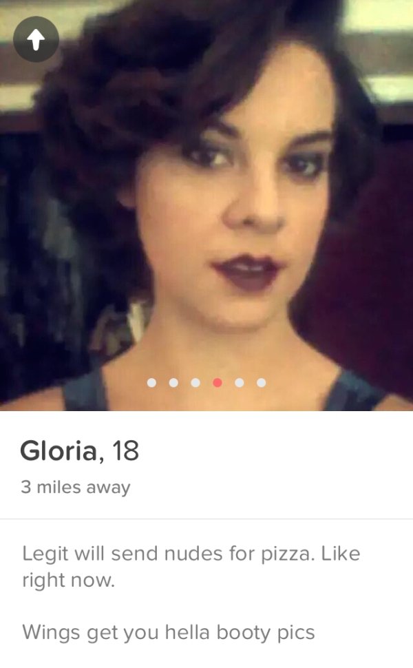 32 People have some pretty forward Tinder profiles