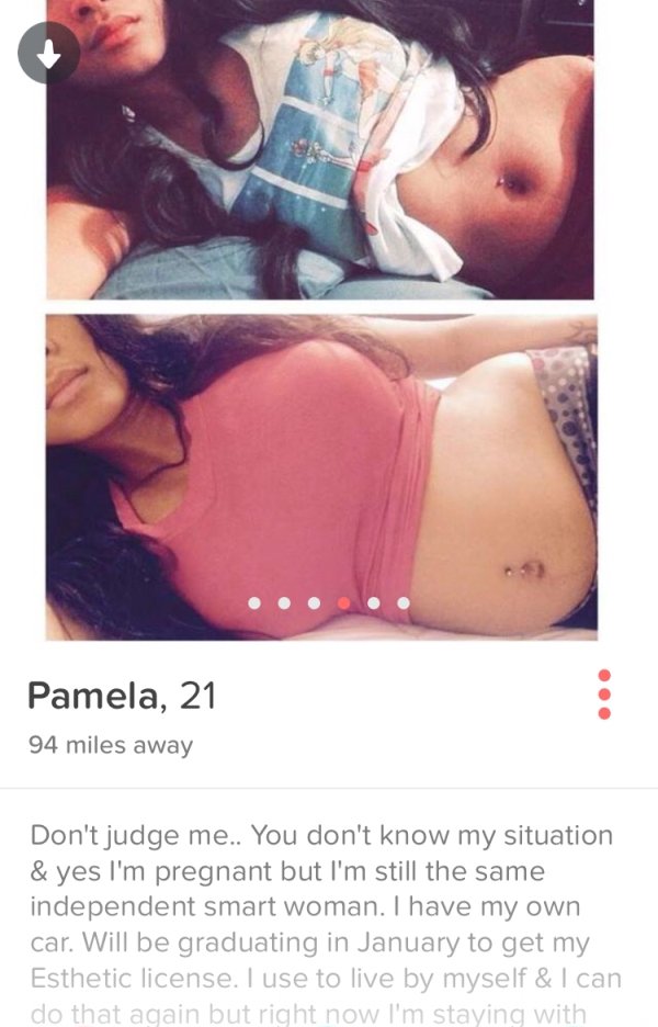 32 People have some pretty forward Tinder profiles