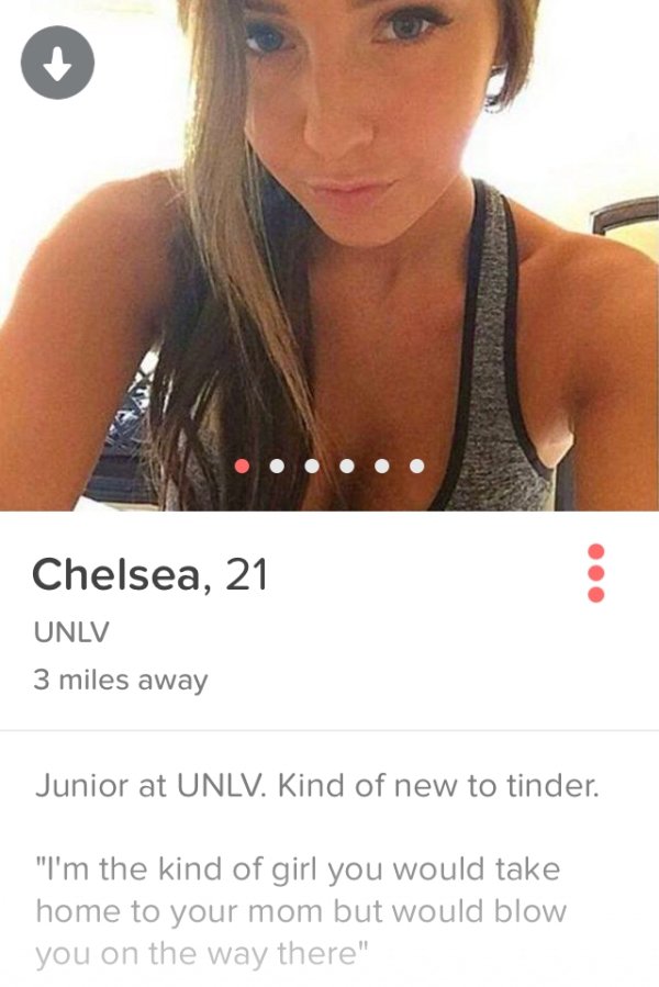 32 People have some pretty forward Tinder profiles - Wtf Gal