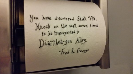 12 Hilarious Things People Have Discovered in Public Bathrooms