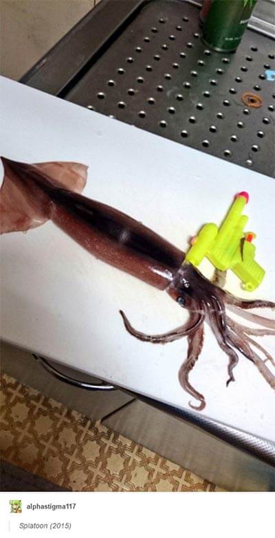 tumblr - splatfest squid vs octopus memes - alphastigma 117 Splatoon 2015