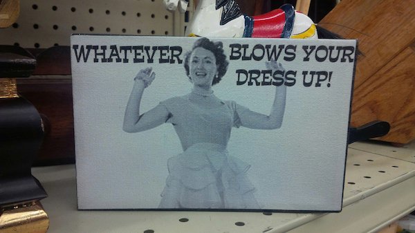 design - Whatever Blows Your Dress Up!