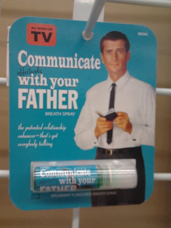 Ty Communicate with your Father tective Breath Spray the patented relationship enhancer that's get everybody talking commune with your