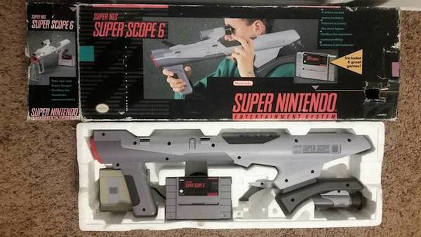 firearm - Supermer Super Scope Super Scope 6 Super Nintendo Super Niniendo Entertainment System