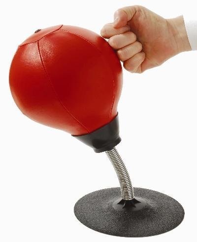 A desktop punching ball to help relieve any stress you may be having in the office.