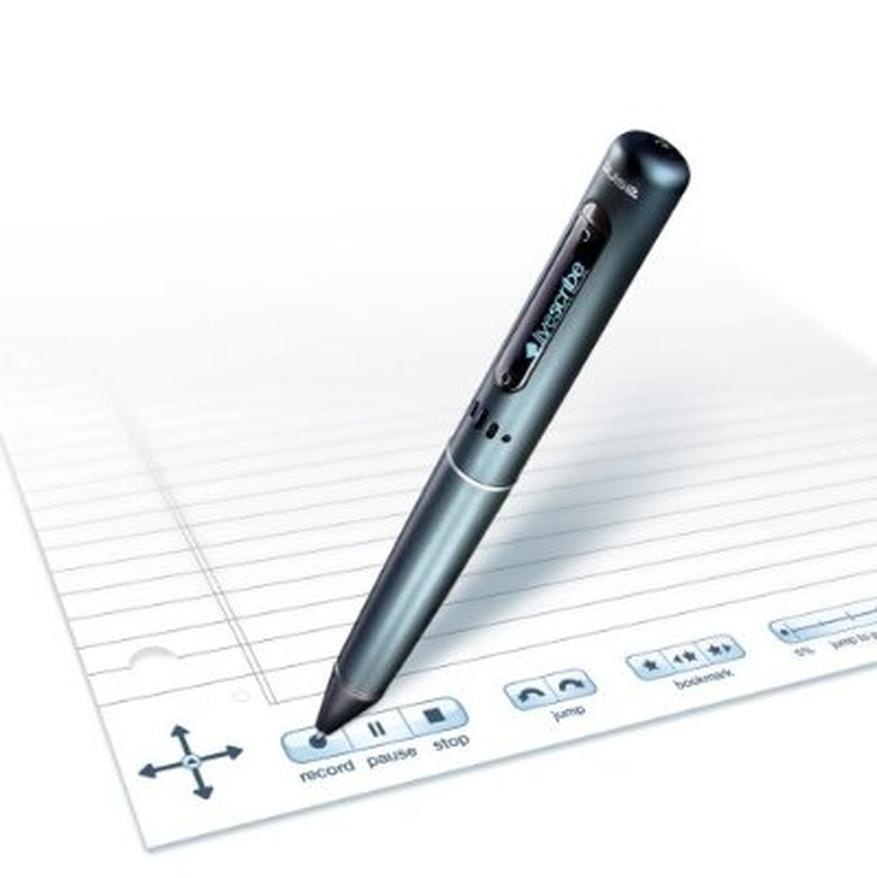 A digital smart pen that can not only record audio, but also converts whatever you wrote into digital format.