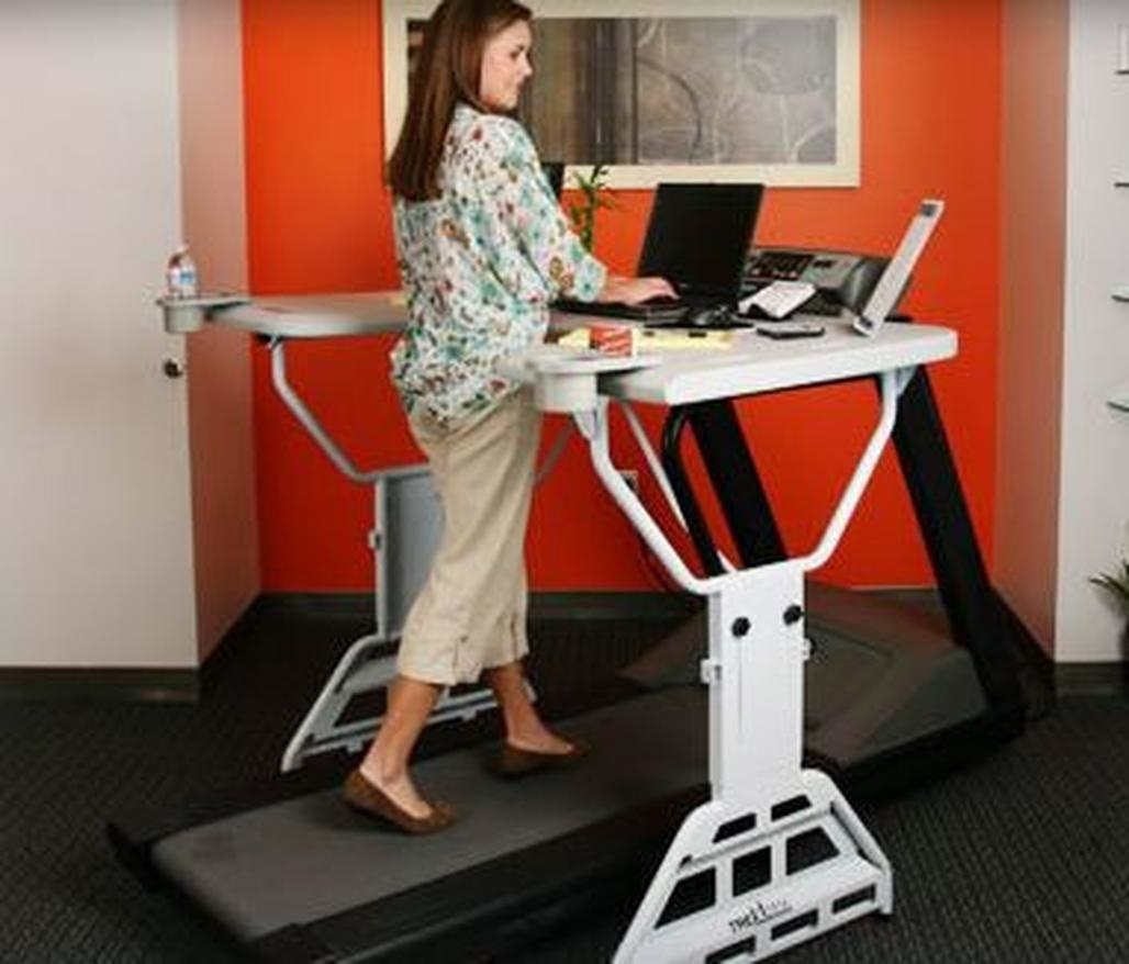 A treadmill desk so you can get in some cardio while doing work.