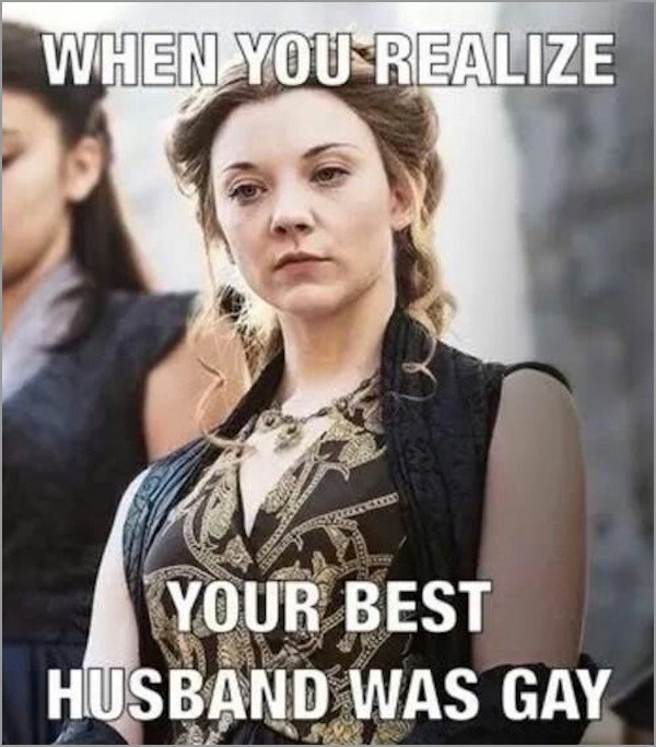 margaery tyrell dress - When You Realize Your Best Husband Was Gay