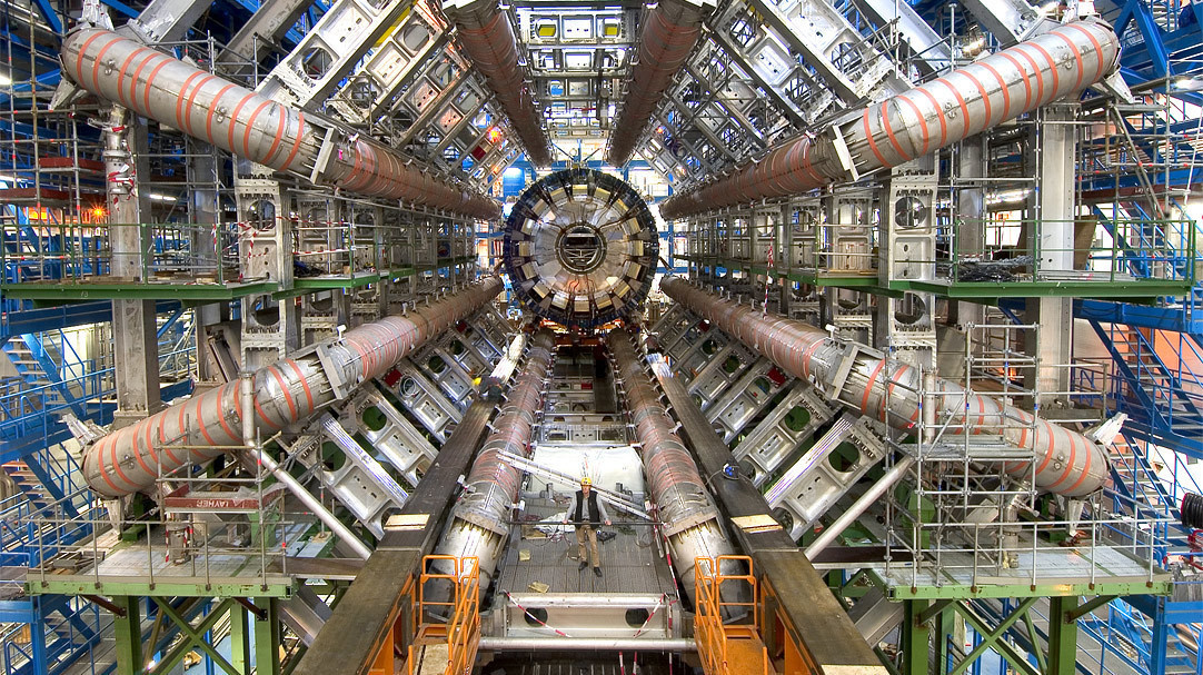 The core of the Large Hadron Collider.