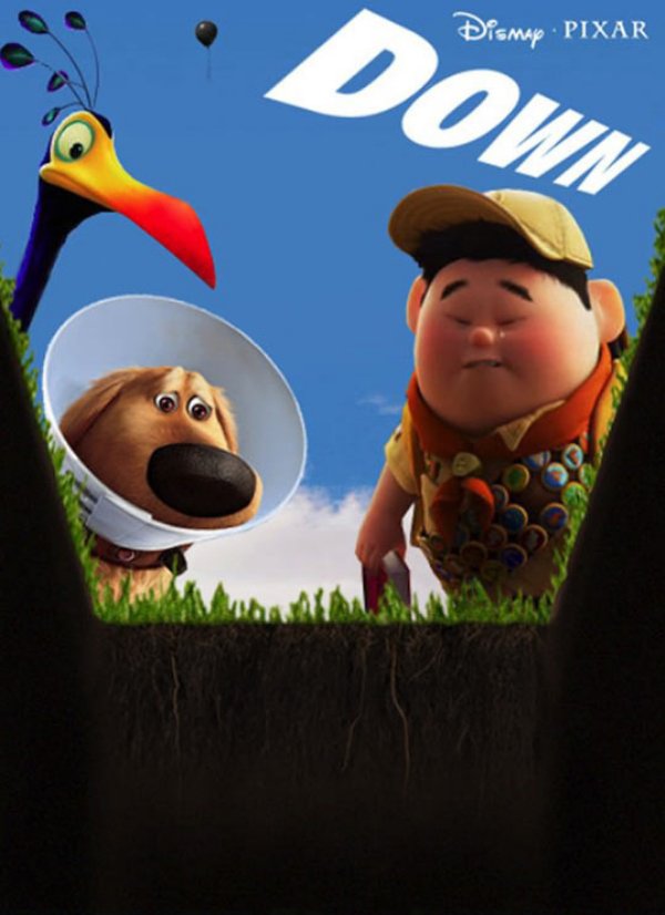 up sequel down - Down Dismay Pixar