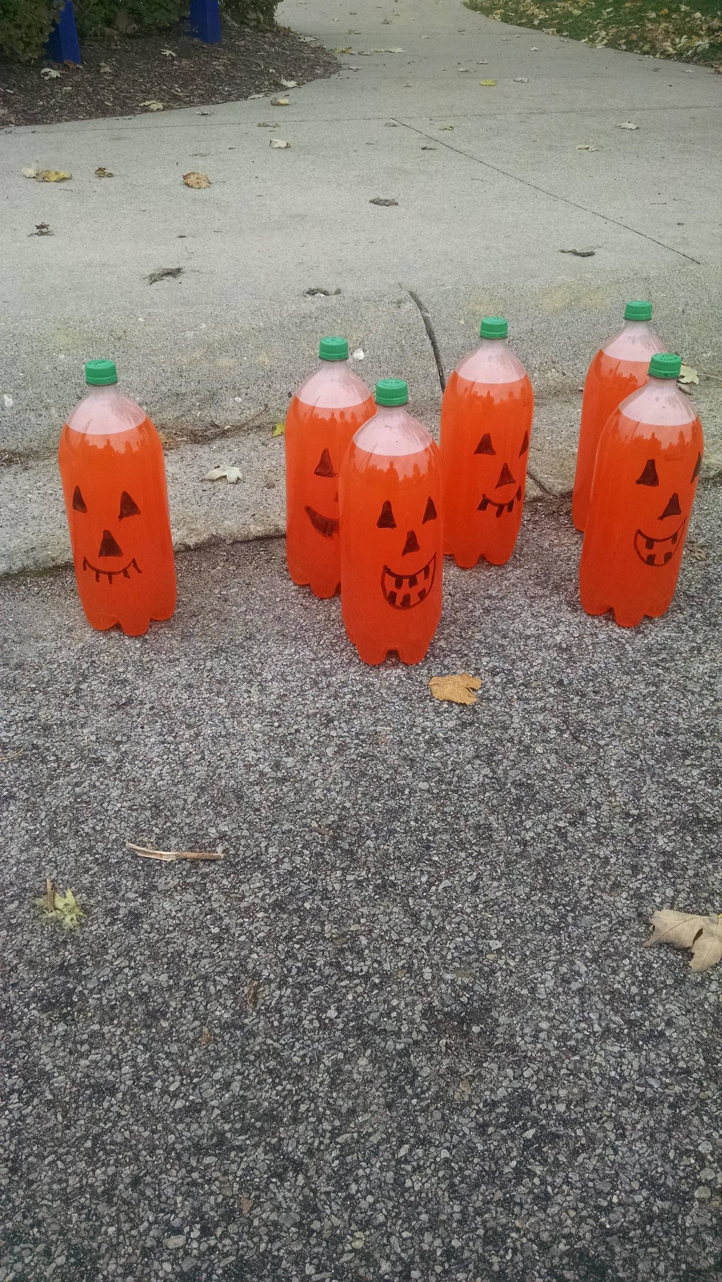 Oh, goodie! Looks like Halloween is here once again. Excited to set out our Jack-o'-lanterns.