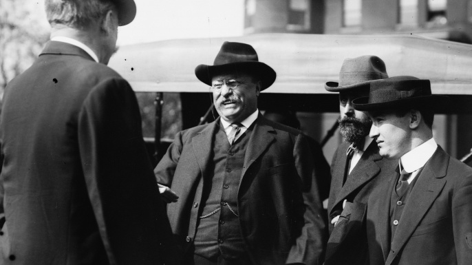 In 1912, Theodore Roosevelt was shot by an unemployed saloonkeeper during a campaign stop, but the former president insisted on delivering his speech as scheduled.