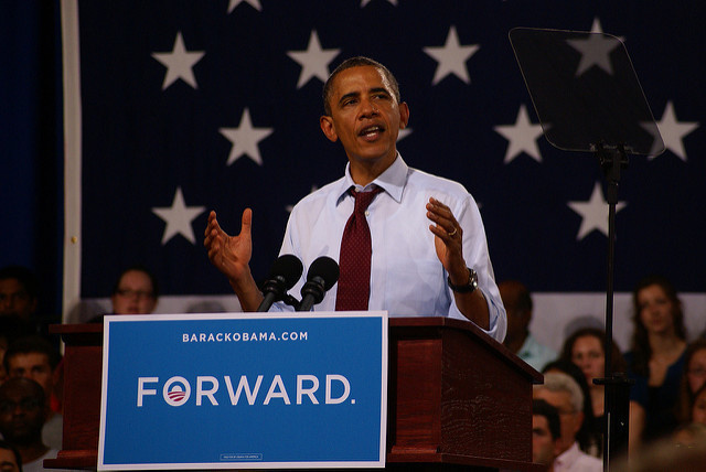 During his second inaugural address, Barack Obama pressed for the movement toward equality to include "our gay brothers and sisters." It was the first time any president has used the word "gay" as a reference to sexual orientation in an inaugural address.